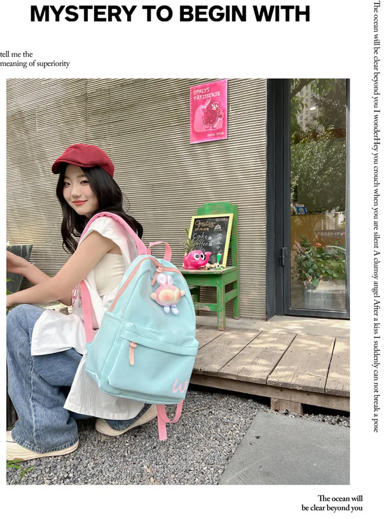 Factory Student Large Capacity Ravel Backpack
