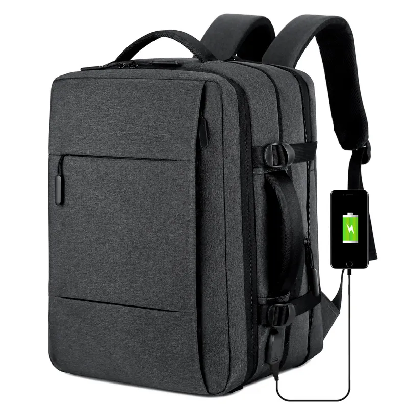 Travel Backpack Large Capacity Expandable USB Charging Anti Theft Smart Business Laptop Bagpack Business Arket Backpack