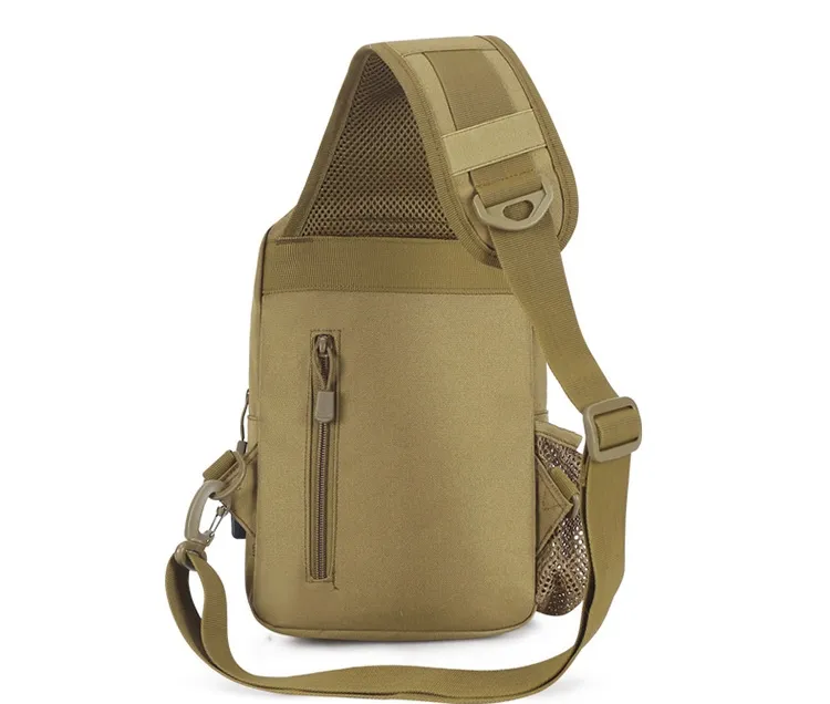Wholesale Camouflage Messenger Bag Tactical Backpack Fishing Casual Men&prime;s Shoulder Bag