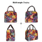 Factory Hot Sale Thermal Food Picnic BBQ Hiking Cooler Bag Women Insulated Nylon Flowers Pattern Lunch Tote Bag for Kids