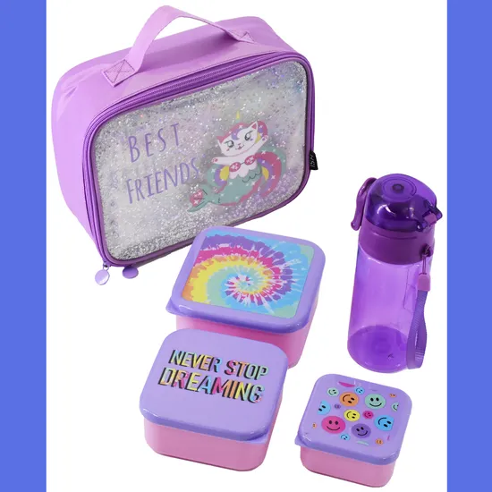 Cartoon Meal Food Box Boy Girls Children School Eco Insulated Cute Thermal Lunch Bag for Kids Cooler Bag