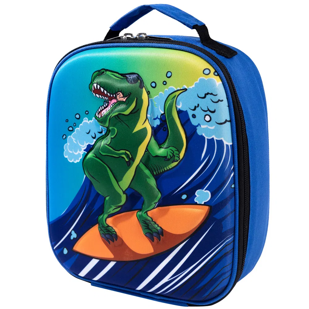 Cartoon Cute Dinosaur Kids Lunch Bag Portable Cold Insulation Cooler Bag for Children Office Worker Food Bag