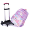 Pupils Trolley Schoolbag Girls First Grade to Sixth Grade Children′s Burden-Reducing Backpack for Girls