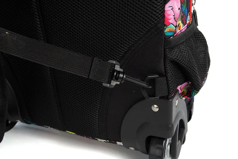 Professional Kids School Rolling Backpack Fashion Children School Wheeled Trolley Bags