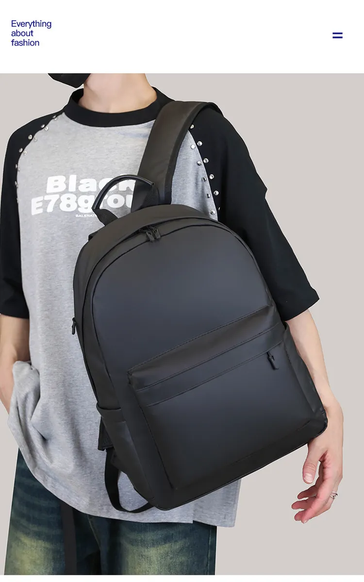 Factory Leather Film Leisure Backpack Lightweight Business Computer Backpack