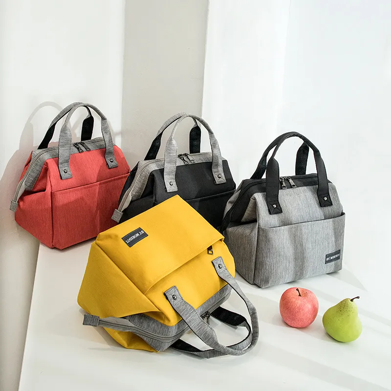 Factory Direct 600d Oxford Cloth Waterproof Insulation Lovely Customizable Normal Cooler Lunch Bag