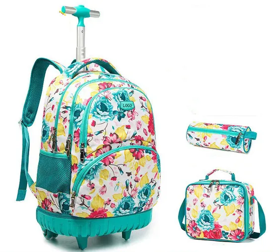 Custom Kids Travel Children Luggage Rolling Case Travel Bag Trolley School Bag Price with Wheels for Kids