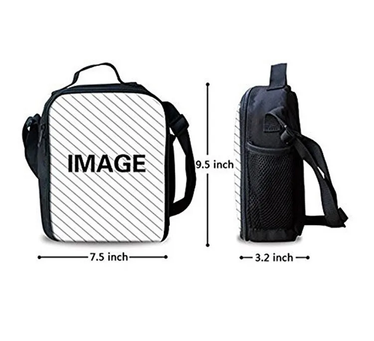 3PCS Black Art African American Girls Printing School Bags Set for Teenage Girls Bookbag Children Kids Schoolbags