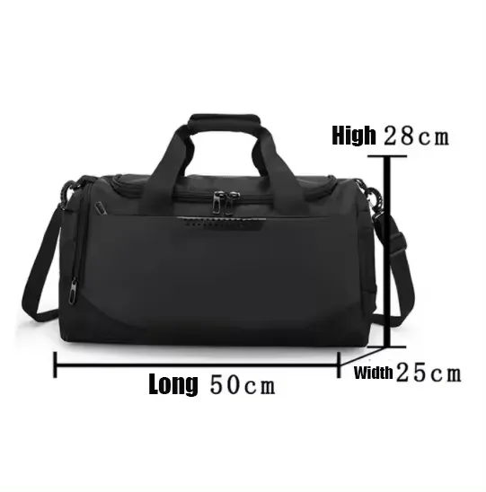 Travel Duffel Bag for Men Carryall Weekender Duffle Tote Bag Large Size for Womens Carryon Weekend Overnight with Shoes Storage