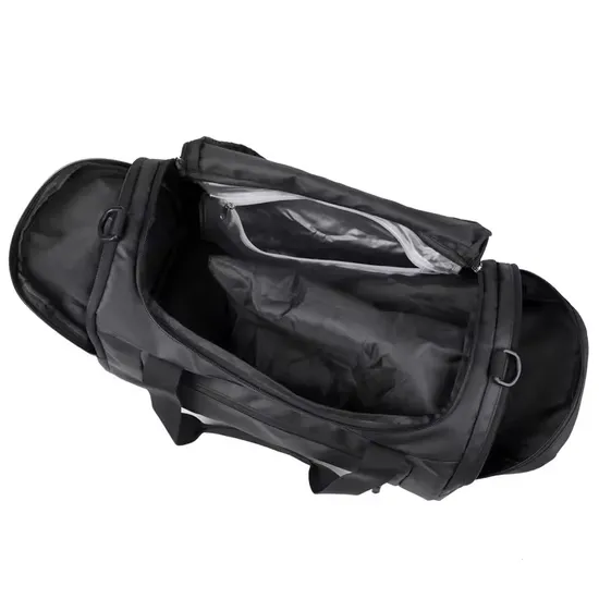Custom Logo Waterproof Outdoor Sports Fitness Gym Duffle Bag Organizer Set Designer Luxury Luggage Travel Duffel Bag for Men and Women with Shoe Compartment