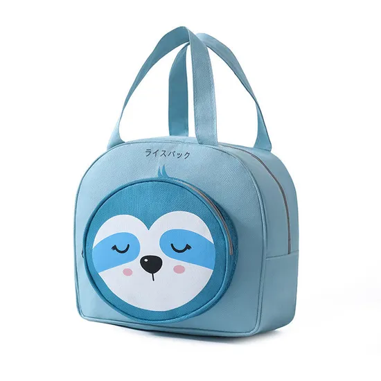 Oxford Cloth Cartoon Animal Lunch Cooler Bag Customizable Waterproof Insulation Lovely Little Penguin Bento Bag