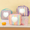 Holographic Cupcake Sweet Print Lunch Bag with Handle for Student