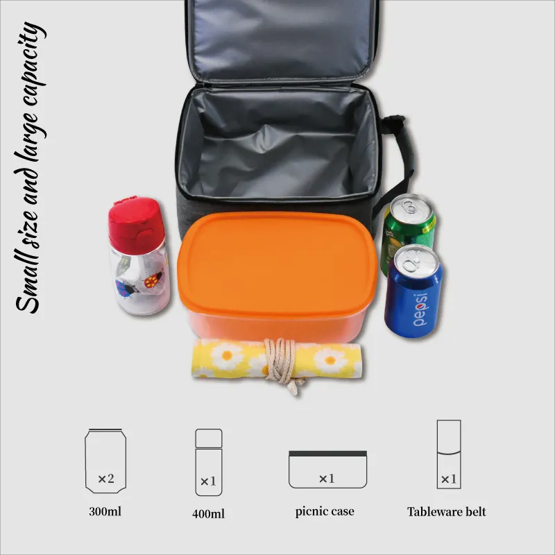 Selling Lunch Bag Can Be Insulated for 4 Hours with a Handle School for Office Cooler Bag