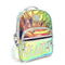 Custom Fashion Large Capacity Holographic Laser PU Girls School Bags Kids School Backpack