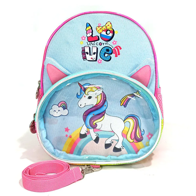 Custom Cute Cartoon Student Mini Children Backpack Girls Kindergarten School Bags for Kids