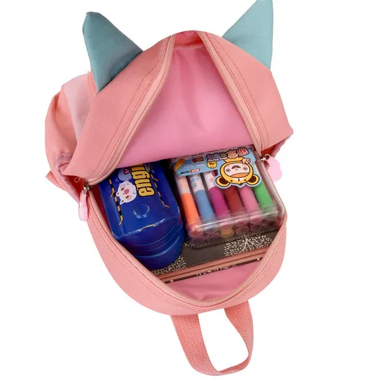 Factory Direct Sale Children Animal Schoolbag Light Custom Kids Backpack Kindergarten Kids School Bag for Boys and Girls