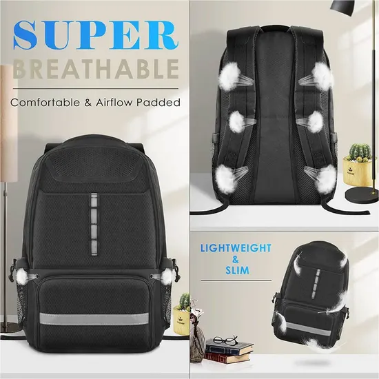 Wholesale Sport Gym Outdoor Custom Logo Waterproof Big Capacity Bag with Shoes Compartment Football Backpack