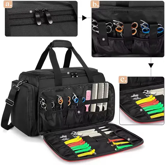 Custom Travel Barber Backpack High Capacity Storage Barber Tool Bag Haircut Bag for Hairdressing Gift Barber Supplier