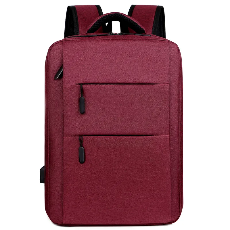 Backpack Laptop Bag Market Polyester Travel Business Bookbag Anti Theft Backpack with USB Charger Port