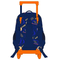Custom Mochila Escolar COM Rodinha Infantil 3 PCS Kids Wheeled Rolling Backpack Boys Trolley Bookbag