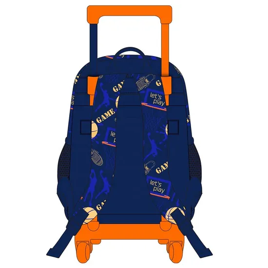 Custom Mochila Escolar COM Rodinha Infantil 3 PCS Kids Wheeled Rolling Backpack Boys Trolley Bookbag