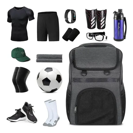 Custom Logo Large Capacity Gym Bag Outdoor with Shoe Compartment Sports Basketball Backpack