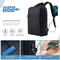 Factory Price Business Style Fashion Laptop Backpack Waterproof Computer Bags USB Rechargeable for Men Women Trip