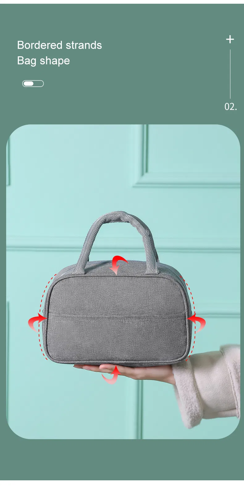 New Design Print Logo Sustainable Kids Student Office Beach Small Insulated Sublimation Cooler Lunch Bag