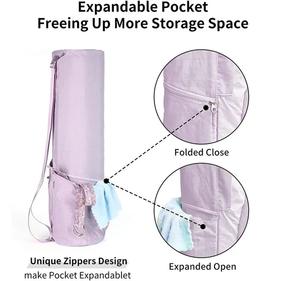 Customized New Waterproof Yoga Bag Single Shoulder Yoga Mat Storage Bag