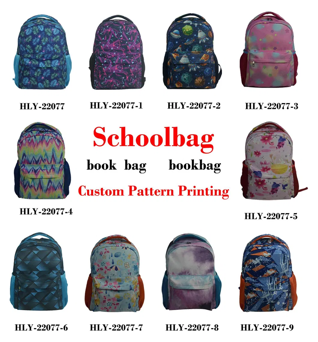 Customize Printed Book Bags Pentagram Backpack School Kids Schoolbags Children Back to School Bags Back Pack for Girls