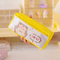 Large Capacity School Children Kawaii Cartoon Canvas Oxford Pencil Case with Zipper