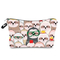 Wholesale Custom Cartoon Sloth Printing Girls Pencil Pouch Polyester Cosmetic Bags