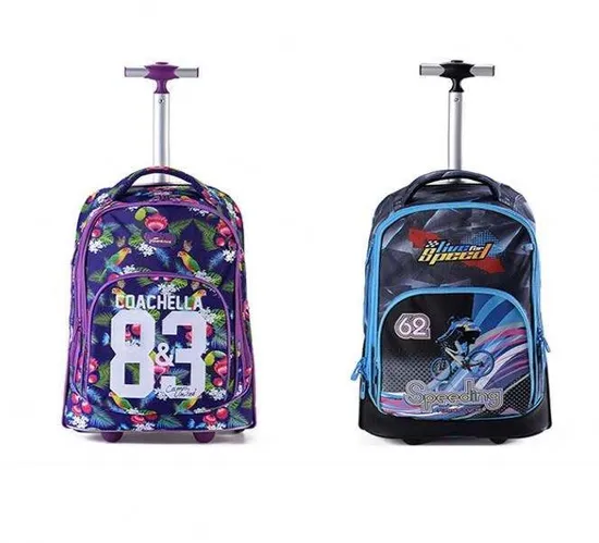 Custom Kids Wheeled Backpacks Trolley School Bag Backpacks Trolley School Bag