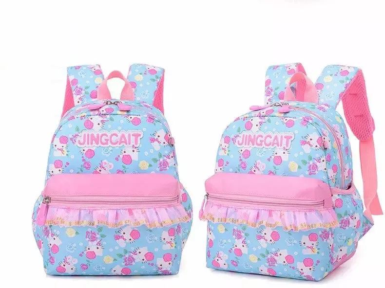 Custom Unicorn Detachable Girls&prime; School Pull Rod Children&prime;s Cartoon Backpack