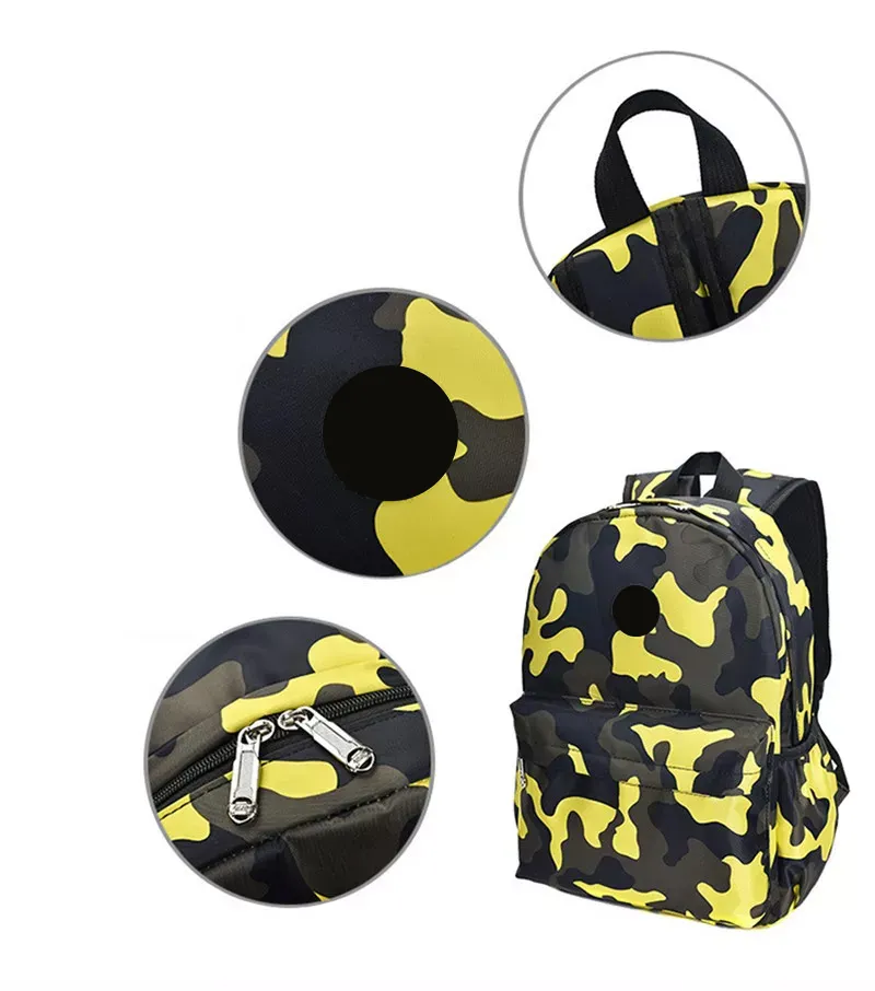 Camouflage All Over Print Backpacks School Bags Students Cute Printing Oxford Rucksack Mochilas Infantiles Bagpack
