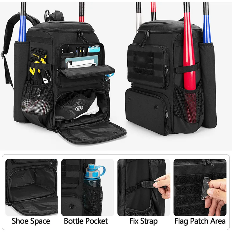 Customized Outdoor Hockey Backpack Baseball and Softball Backpack
