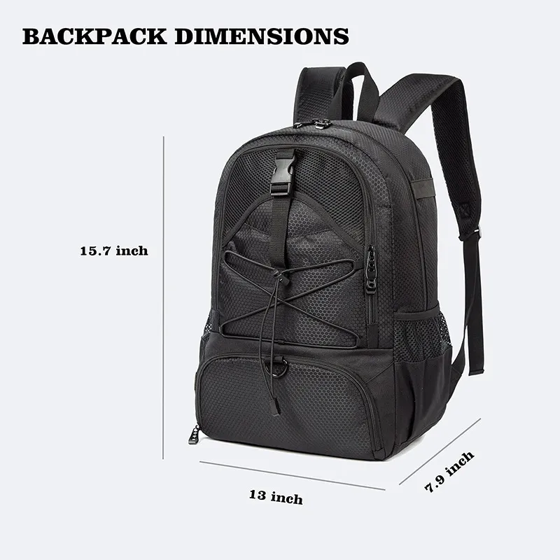 Hot Selling Football Pattern Sports Waterproof Softball Baseball Backpack Hockey Backpack