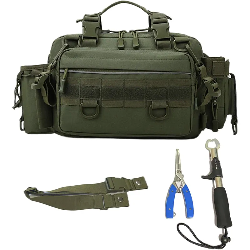 Factory Waterproof Tactical Road Bag Camouflage Fishing Gear Storage Bag