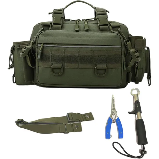 Factory Waterproof Tactical Road Bag Camouflage Fishing Gear Storage Bag