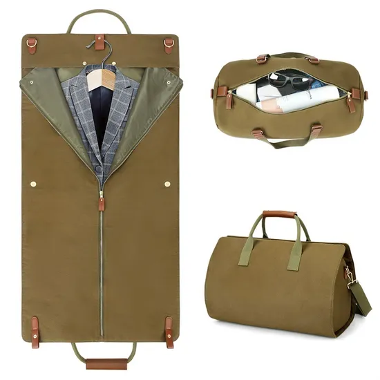 New 2-in-1 Suit Bag Travel Portable High-Capacity Clothing Storage Bag