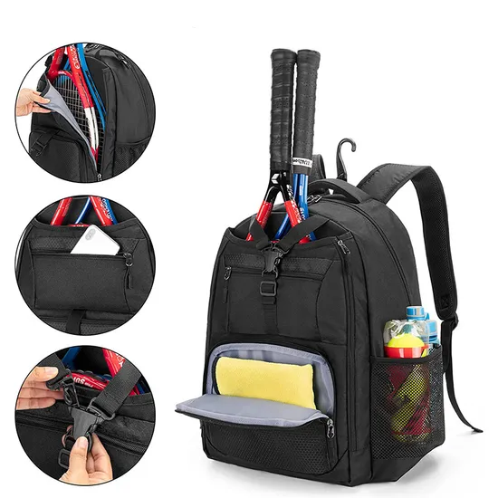 Factory Customized Tennis Bag Can Hold 2 Rackets Tennis Backpack Sports Backpack
