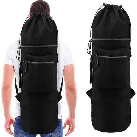 Factory Customized Large-Capacity Outdoor Sports Skateboard Storage Bag with Drawstring