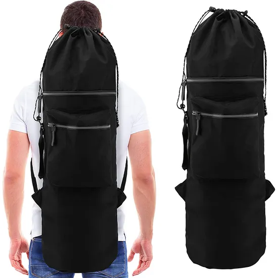 Factory Customized Large-Capacity Outdoor Sports Skateboard Storage Bag with Drawstring