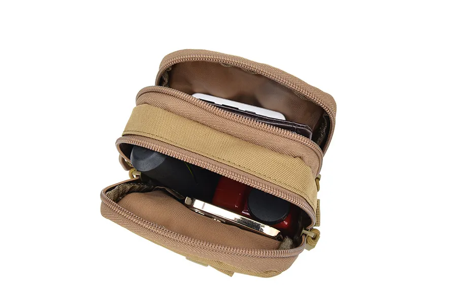Outdoor Sports Hanging 7-Inch Belt Mountaineering Waist Bag Mobile Phone One Shoulder Tactical Crossbody Bag