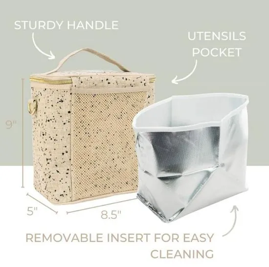 Color Foods Cooler Bags Big Capacity 8L Keep Warm Insulated Lunch Bags Outdoor Picnic Travel Bags