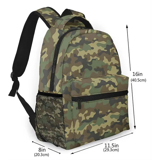 Tactical Camouflage Style Training Backpack College Students Dormitory Backpack