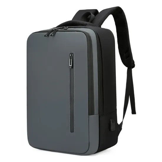 Factory Customized Multifunctional Business Backpack with USB Charging Port 15.6-Inch Leisure Computer Backpack
