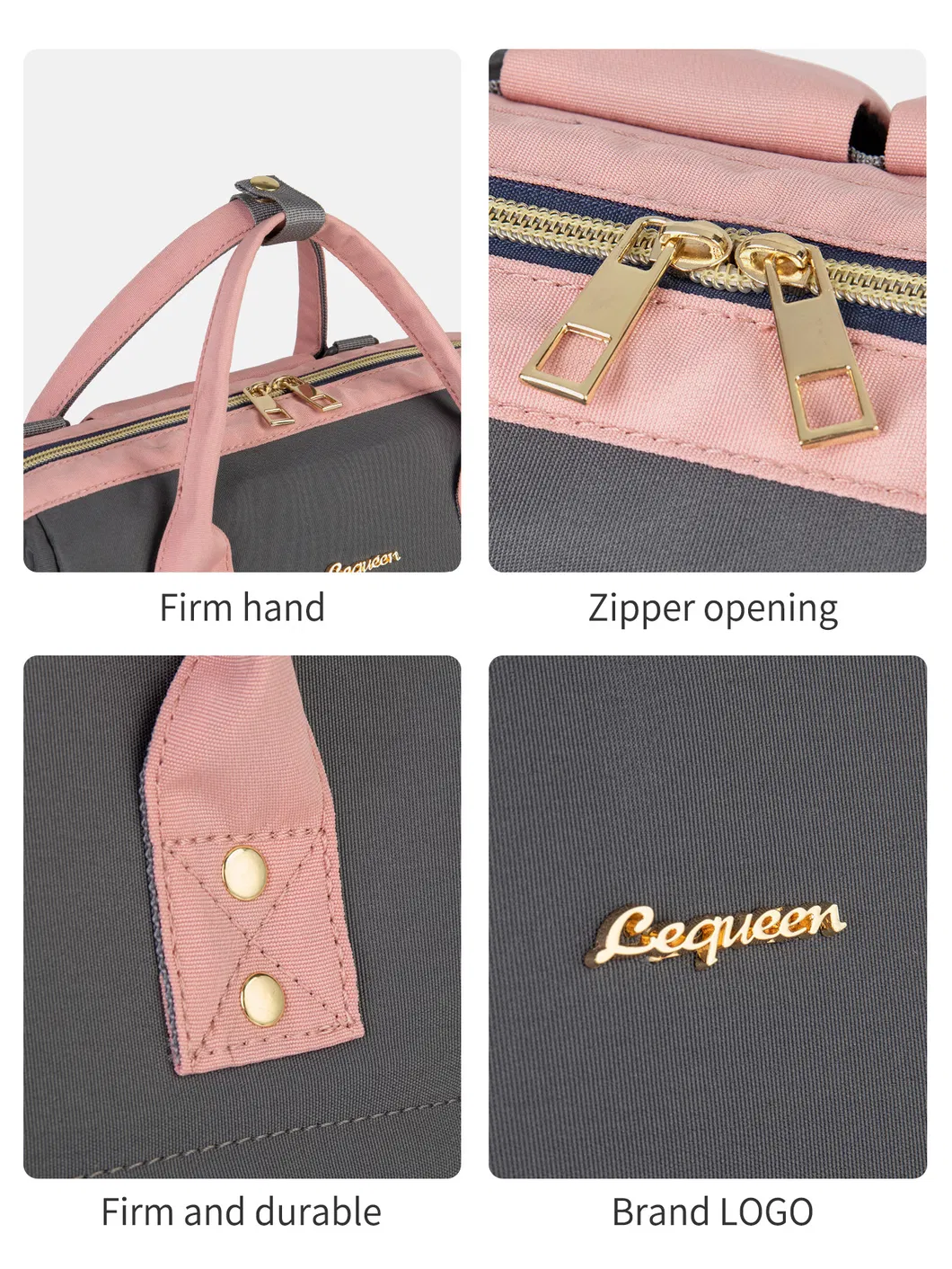 Portable Mommy Bag with Large Capacity and Multifunctional Functions for Outdoor Insulation Diaper Bag