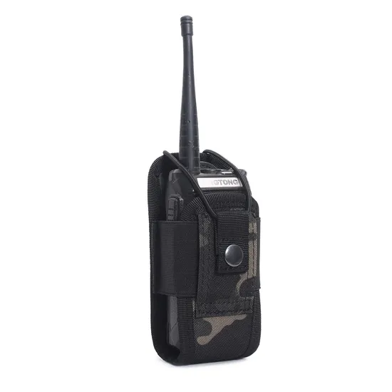 Outdoor Camouflage Walkie Talkie Bag Molle Tactical Accessory Bag
