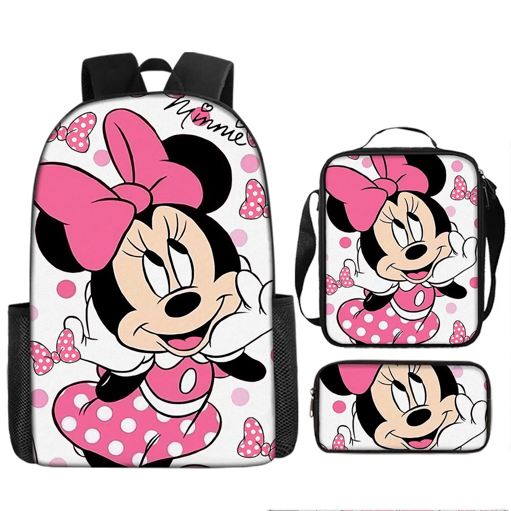 Anime Uromi Three Piece Set Kt Cat Cartoon Primary and Secondary School Student Backpack Children&prime;s Backpack